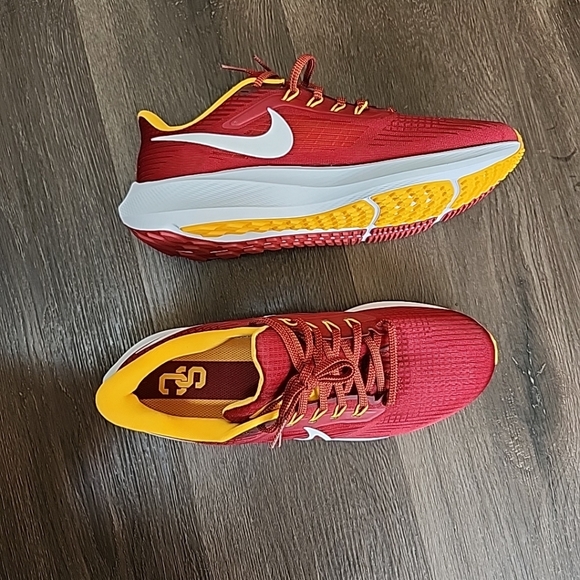 12.5 Nike Air Zoom Pegasus 39 USC Trojans NCAA DR1978-600 Running Shoes - Picture 5 of 7